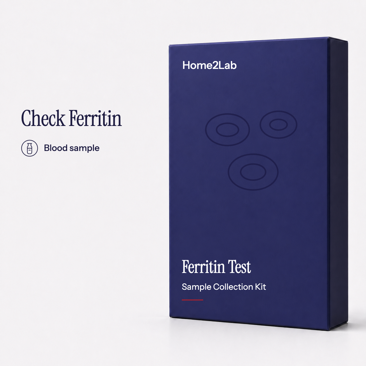 Ferritin Test Home2Lab sample collection kit