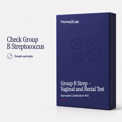 Group B Strep – Vaginal and Rectal Test Home2Lab sample collection kit