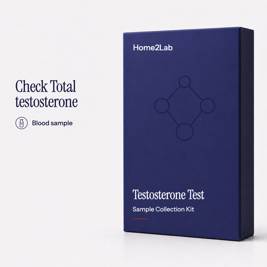 Testosterone (Total) Test Home2Lab sample collection kit