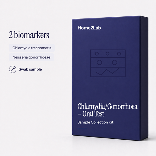 Chlamydia/Gonorrhoea – Oral Test Home2Lab sample collection kit